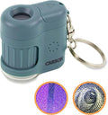 MicroMini Blue, Pocket Microscope Keychain | Built-In Flashlight by Carson