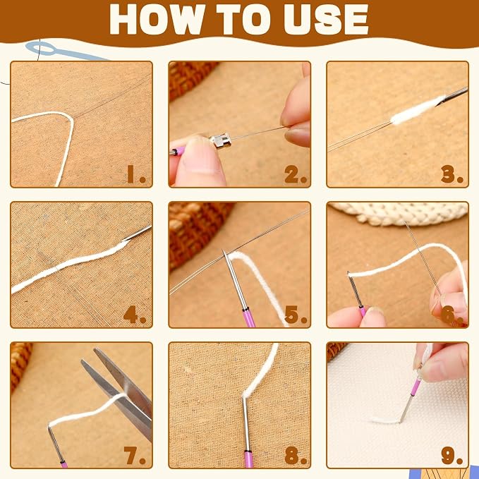 AUGSUN 22Pcs Punch Needle Kit - Image 4