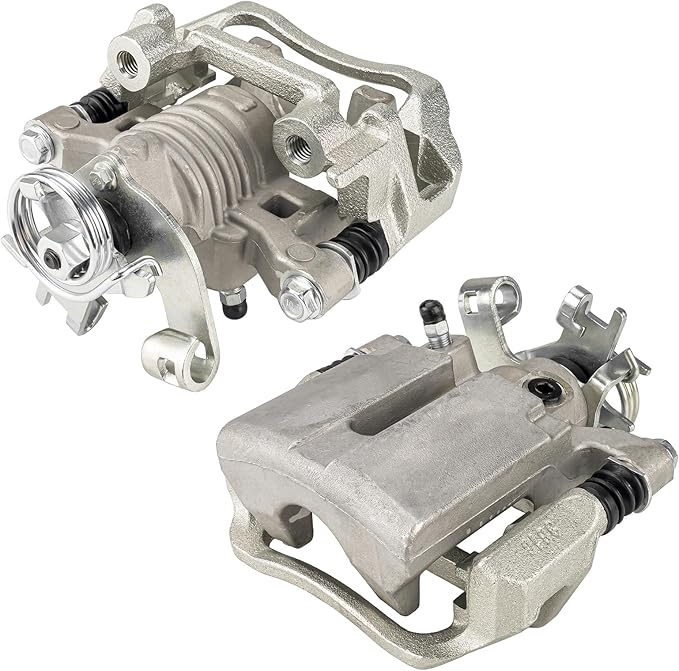 Torchbeam 2PCS Rear Driver and Passenger Side Brake Caliper For Chevrolet Pontiac Saturn for 2004-2012 Malibu, 2005-2010 G6, 2008-2010 HHR, Aura, Disc Brake Caliper with Bracket # 18B4892+18B4893