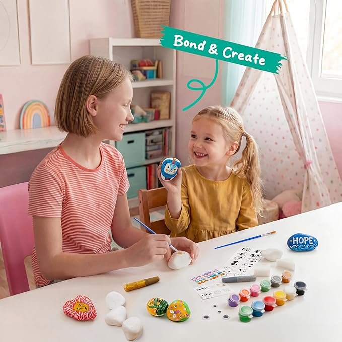 Rock Painting Kit for Kids, Arts and Crafts for Girls & Boys Ages 6-12 - Image 5