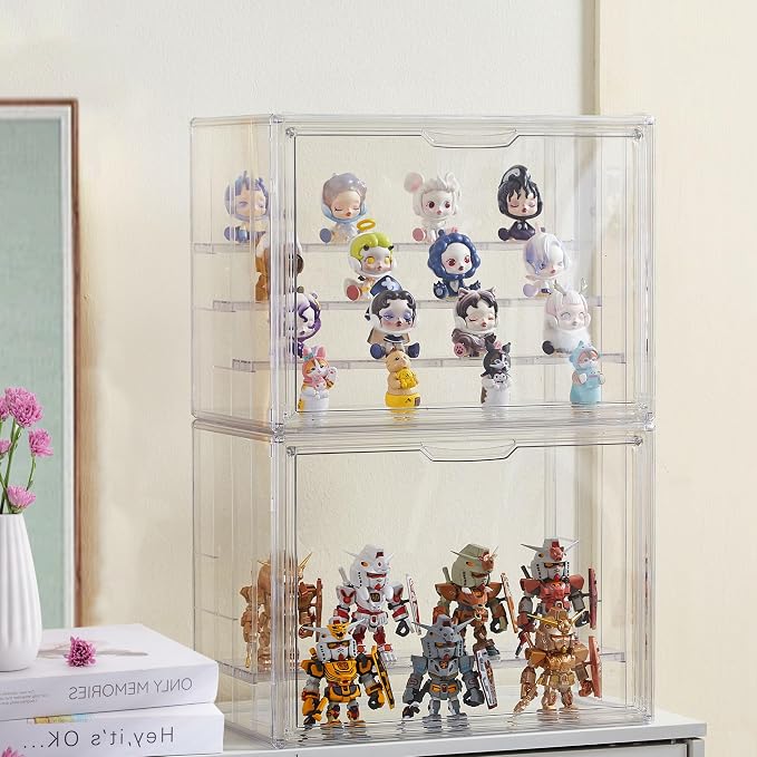 Clear Acrylic Display Case Upgrade 4 Tier Figure Display Cases - Image 2