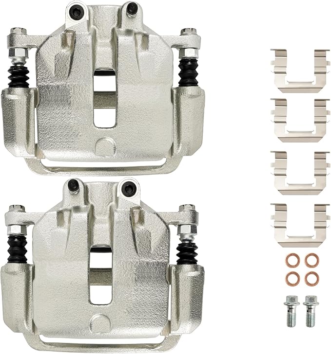 Torchbeam Front Brake Calipers Set for Chevrolet 2010-2017 Equinox, GMC 2010-2017 Terrain, Chevrolet 2014-2020 Impala, Front Left and Front Right Calipers Replace # 18B5270+18B5271