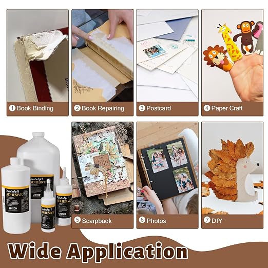 Lineco Neutral pH Adhesive, Archival Quality Acid-Free PVA Buffered Adhesive - Image 6