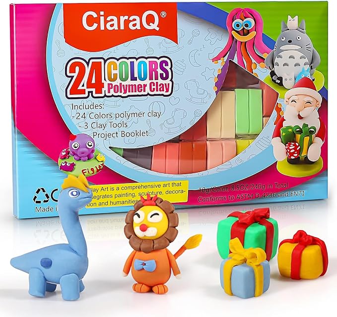 CiaraQ Polymer Clay Kit, Mini Modeling Clay Set | - Image 2