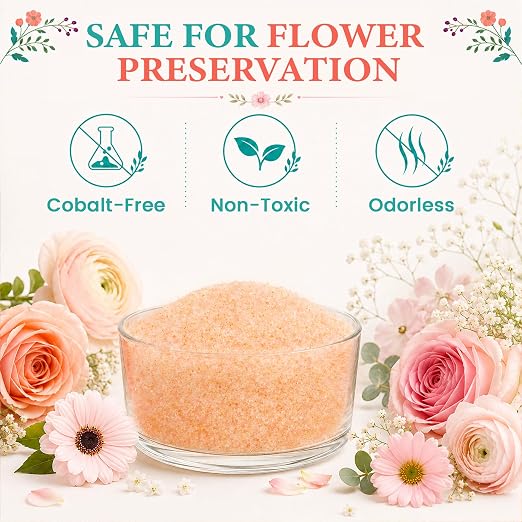LotFancy Silica Gel Flower Drying, 6 LBS Color Indicating Silica Crystals - Image 2