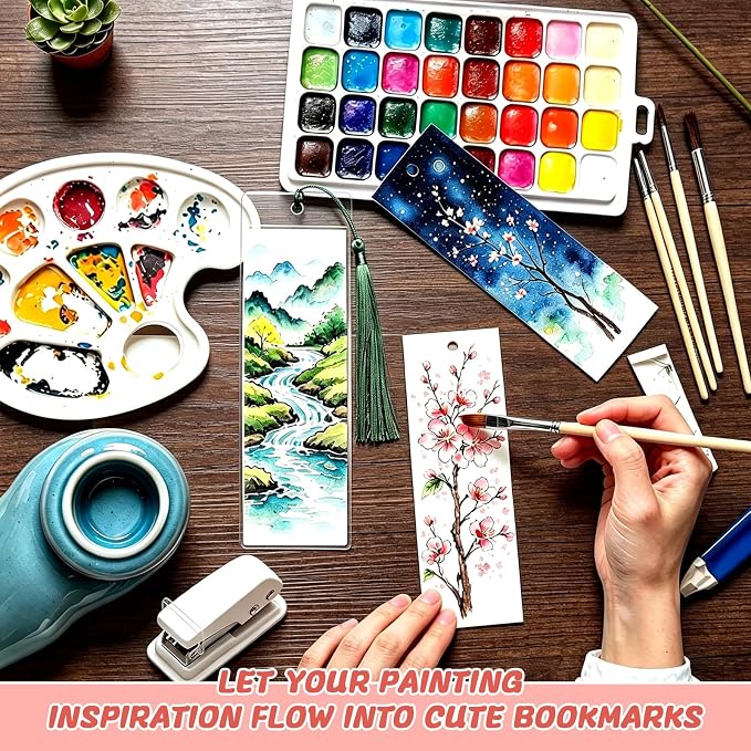 440 Pcs Pressed Flower Bookmark Kit, Handmade Craft - Image 8
