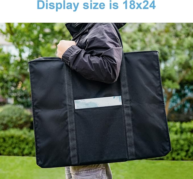 JJRING Dacron Light Weight Art Portfolio Bag, 19.6'' x 25.6'' - Image 5