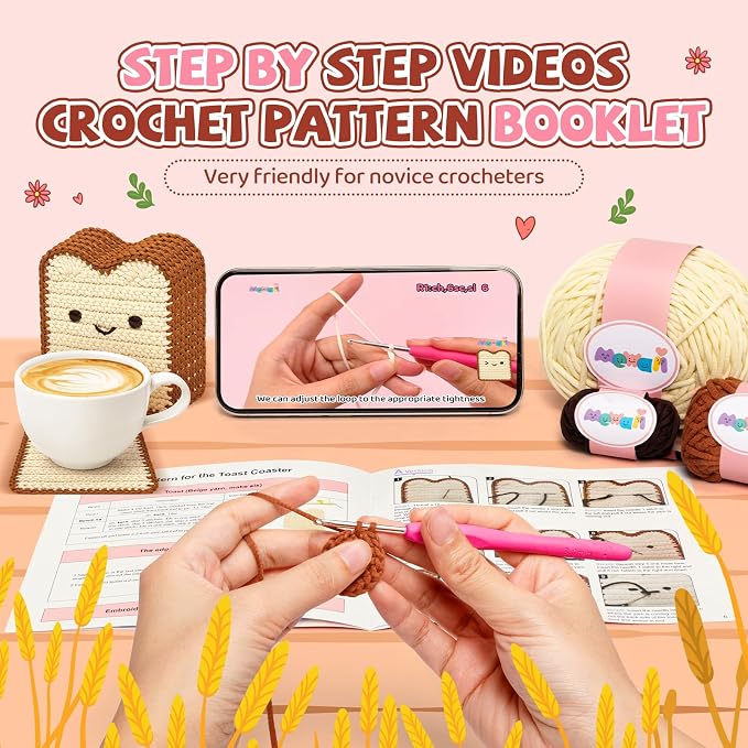 Mewaii Crochet Kit for Beginners Level 1 - Image 3