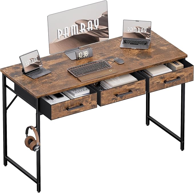 Pamray 47 Inch Small Computer Desk by PAMRAY