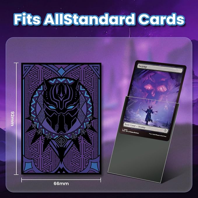 MTG Card Sleeves 100ct, Smooth Shuffle, Art Card Sleeves Deck Protector - Image 5