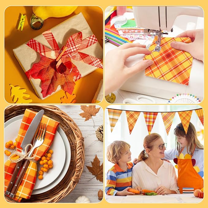 Hosuly 40 Pcs Fall Jelly Fabric - Image 5
