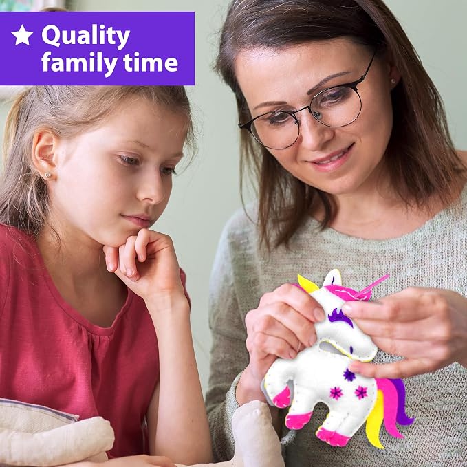 KRAFUN Unicorn Animal Sewing Keyring Kit - Image 6