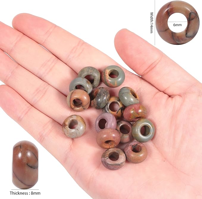 TUMBEELLUWA Natural Gemstone Beads - Image 2
