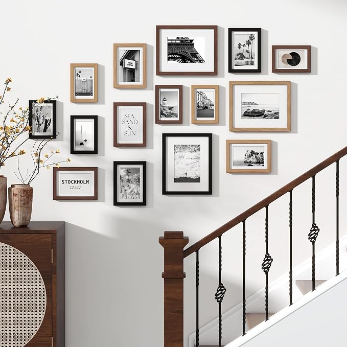 Venusmiles 15 Pack Picture Frames Collage Wall Decor, Gallery Frame Set - Image 2