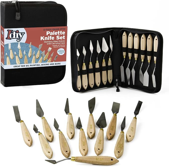 Palette Painting Knife Set 12 Pack by Sculpt+Pro