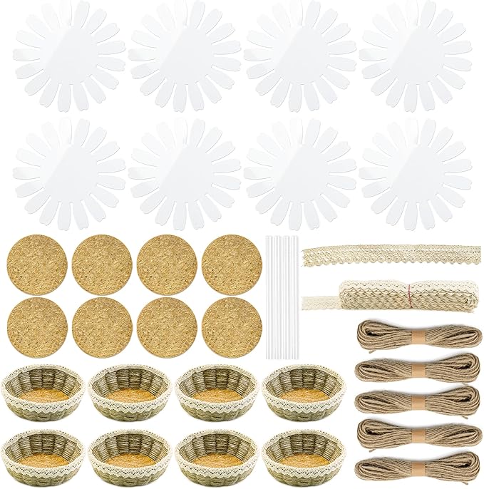 AOUXSEEM 8 Sets Basket Weaving Craft Kit by AOUXSEEM