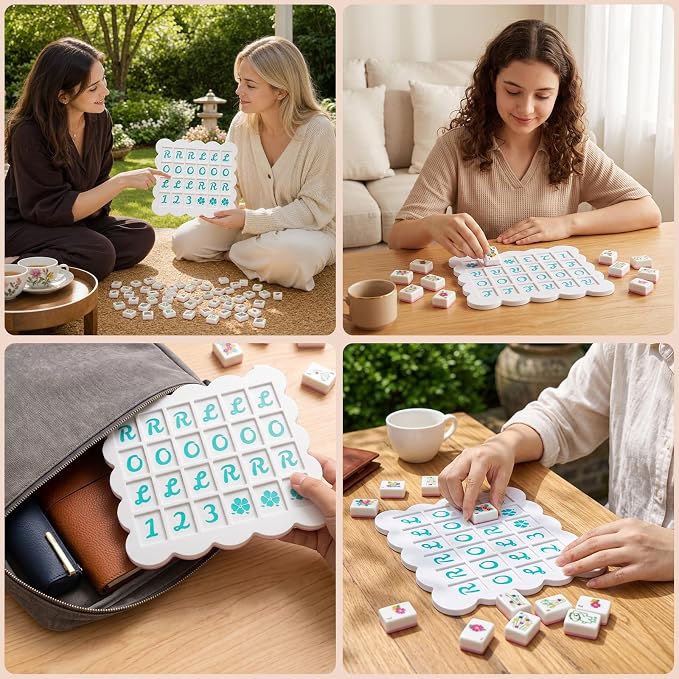 Solo Mahjong Board Practice, Single Player Mahjong Practice Board | Solo - Image 6