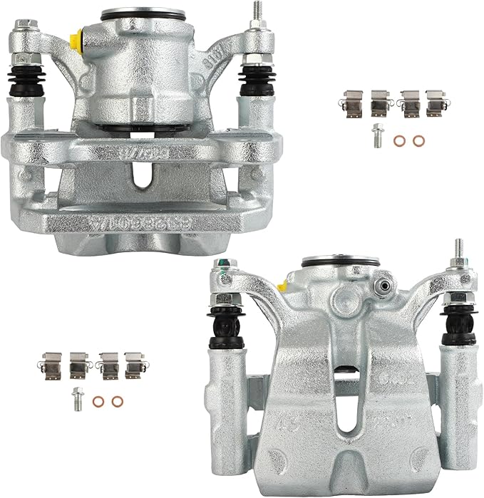 cciyu Rear Left & Right Brake Calipers Assembly w/Bracket 18B5493 18B5492 2014 2015 2016 2017 2018 2019 2020 2021 For Jeep For Cherokee