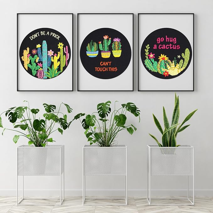 Louise Maelys Funny Cactus Embroidery Kits - Image 6