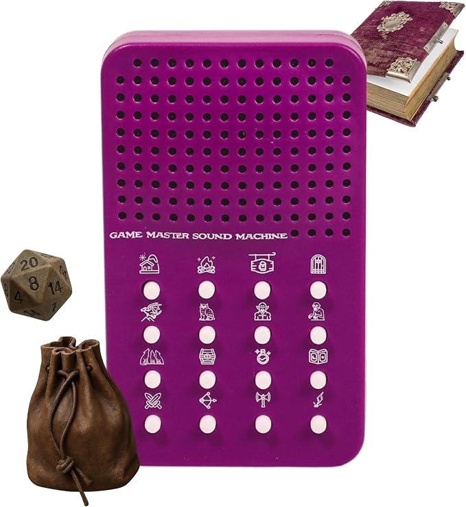 Game Master Noisemaker with 16 Sounds, Fantasy Sound Machine by ZanyTrains