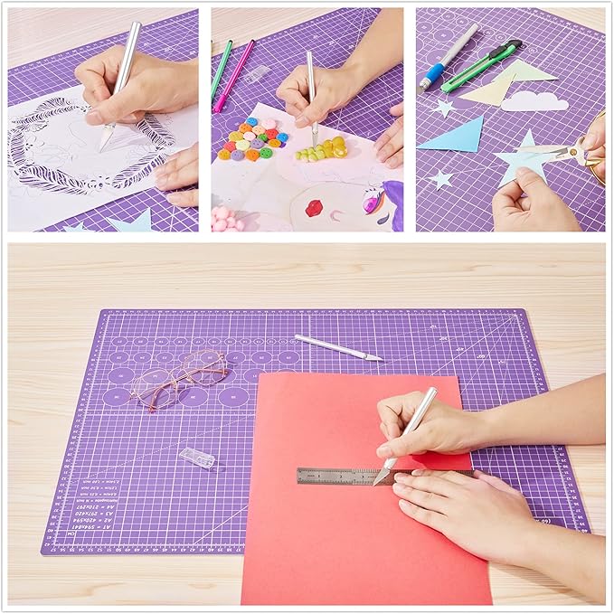 HEADLEY TOOLS 18"x24" Thickened Self Healing Cutting Mat, A2 Rotary Cutting - Image 6