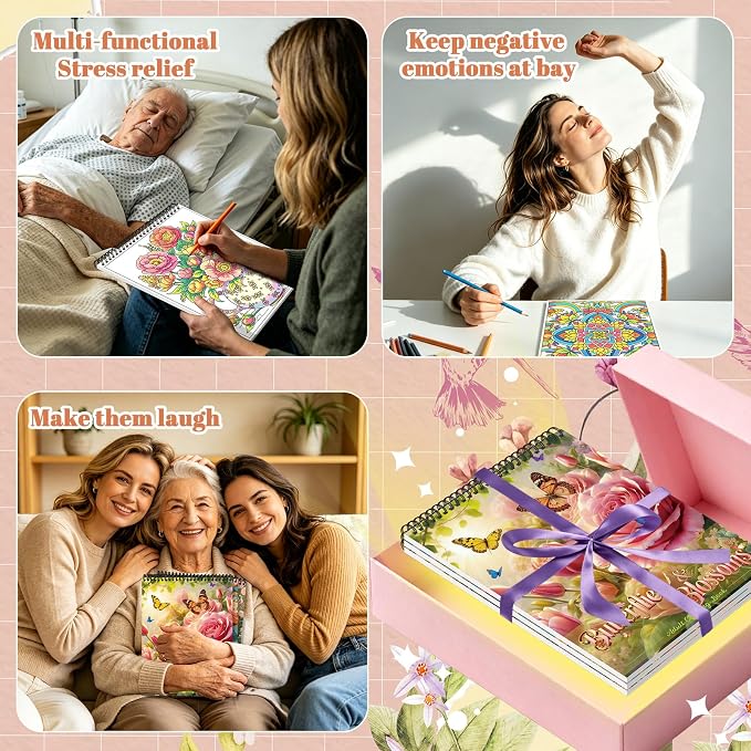 Kalysky 3 Pack Adult Coloring Books - Image 7