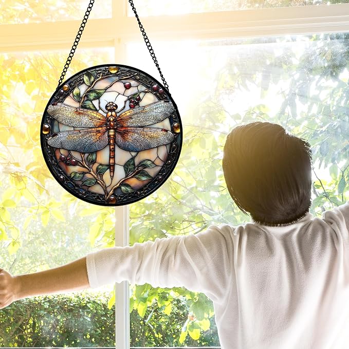 DASTOLL Stained Glass Window Hanging - Image 4