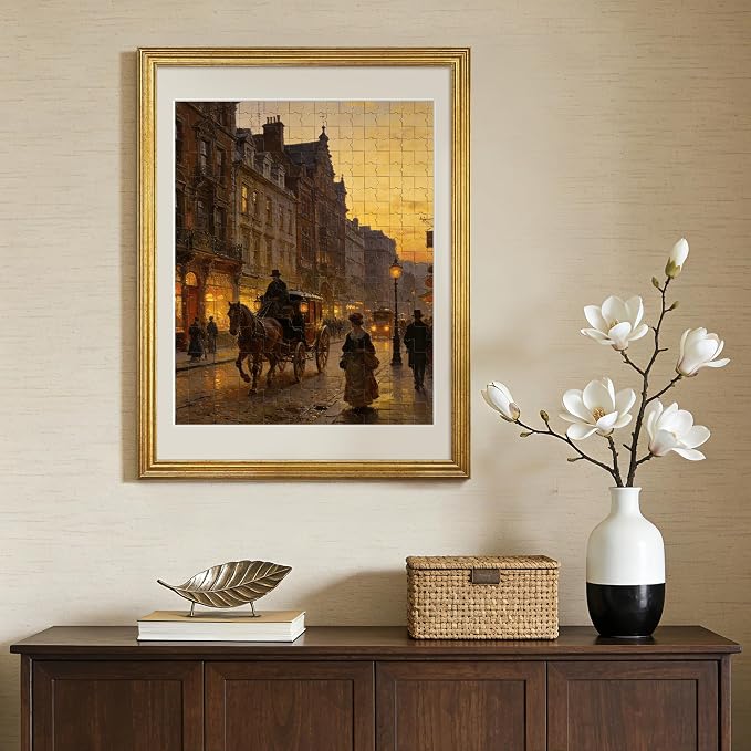 upsimples Vintage 18x24 Frame, Antique Gold Frames Display 16x20 - Image 6
