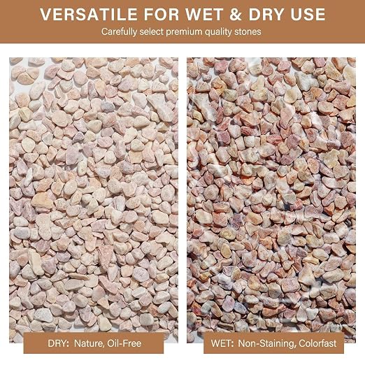 NUPICK 12 lbs Pebbles for Indoor Plants, 3/8 Inch Pea Gravel for Fish Tank - Image 7