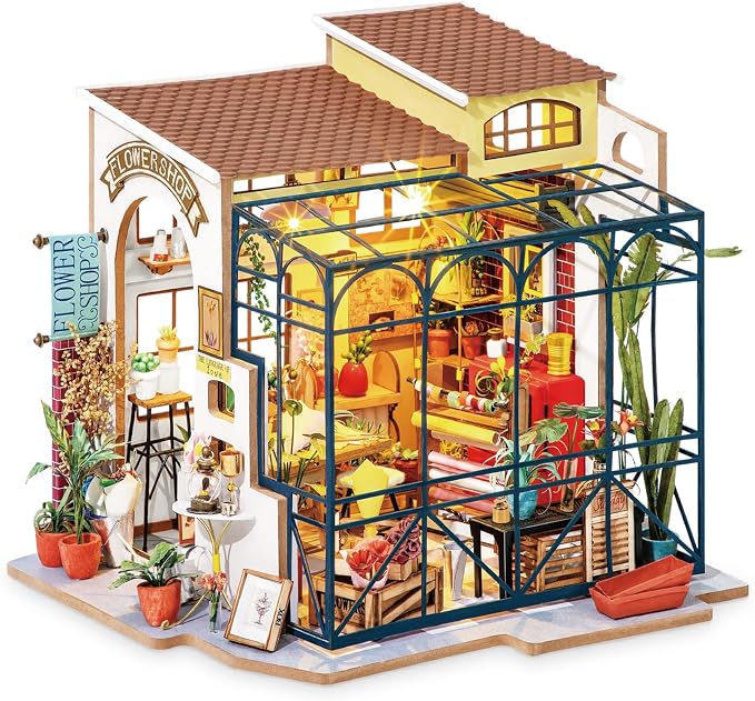 ROBOTIME DIY Dollhouse Kit Mini House by ROBOTIMEBuildingThingstoLife