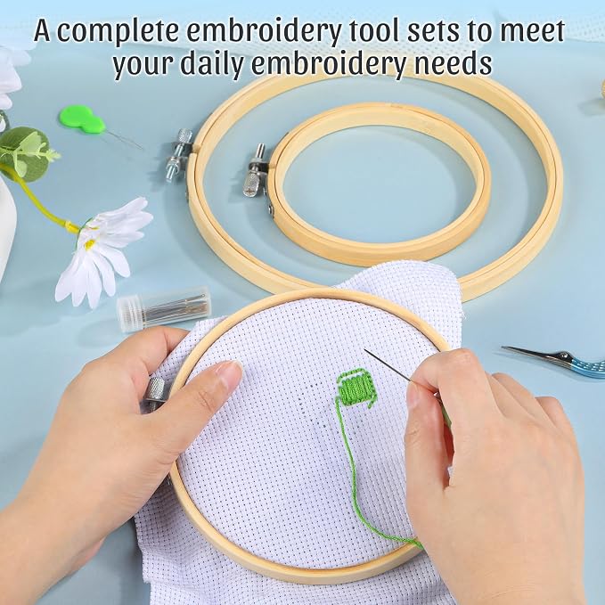 ZXIIXZ 72 Pcs Cross Stitch Supplies, Embroidery Kit - Image 6