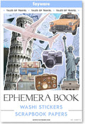 Fayware 300+ Travel Stickers for Scrapbooking & 20 A5 Papers by FAYWARE