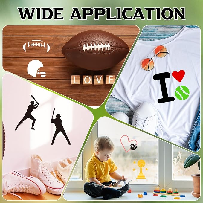 Fainne 100 Pcs 2 Inch Stencils Small Stencils - Image 6