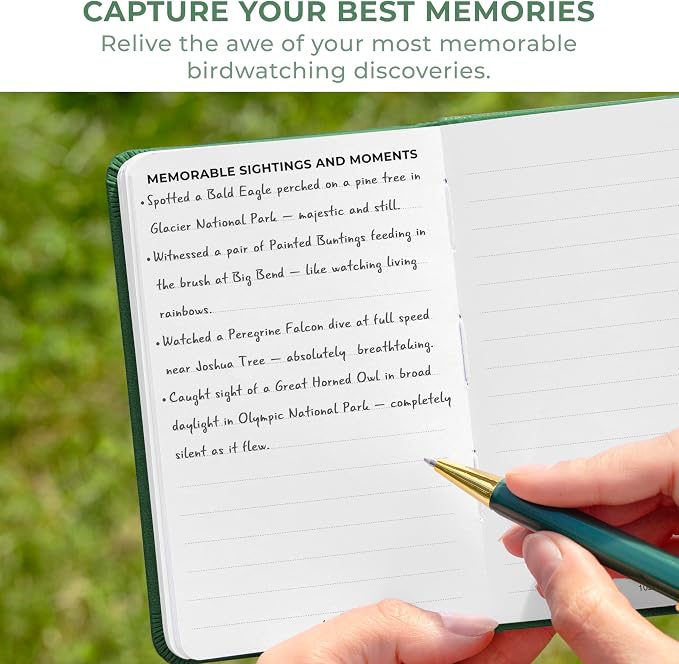 Clever Fox Birder's Journal Pocket – Bird Watcher Log Book & Nature Journal - Image 6