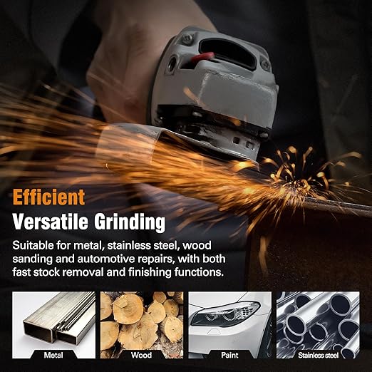 10 Pack Zirconia Flap Discs 4 1/2 for Angle Grinder 120 Grit Flap Disc, 7/8” Arbor Flap Wheel for Grinding, Rust Removal, Sanding and Finishing, T29