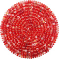 200Pcs Large Hole Beads Spacer Beads Red Assorted European Craft Big Beads by BRACELETMAKINGKIT