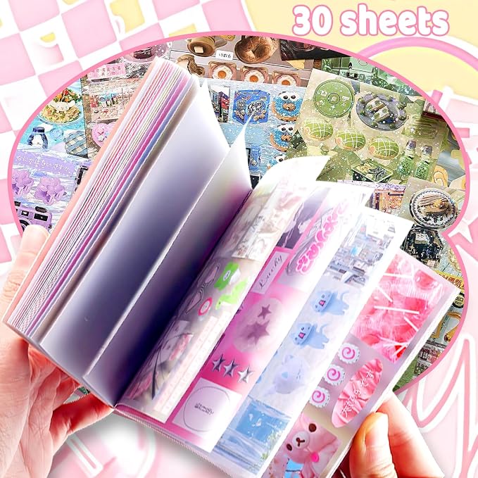 Tmtains 30 Sheets Japanese Sticker Book - Image 4