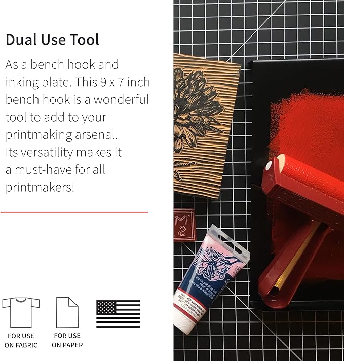 Speedball Bench Hook and Inking Plate - Image 2