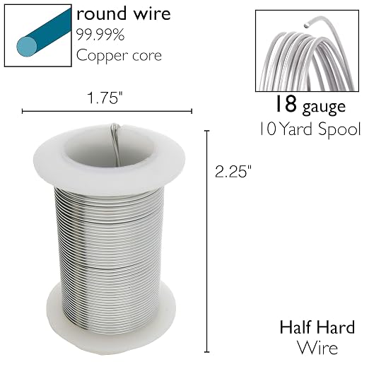 The Beadsmith Wire Elements 18-Gauge Lacquered Tarnish-Resistant Copper Wire - Image 4