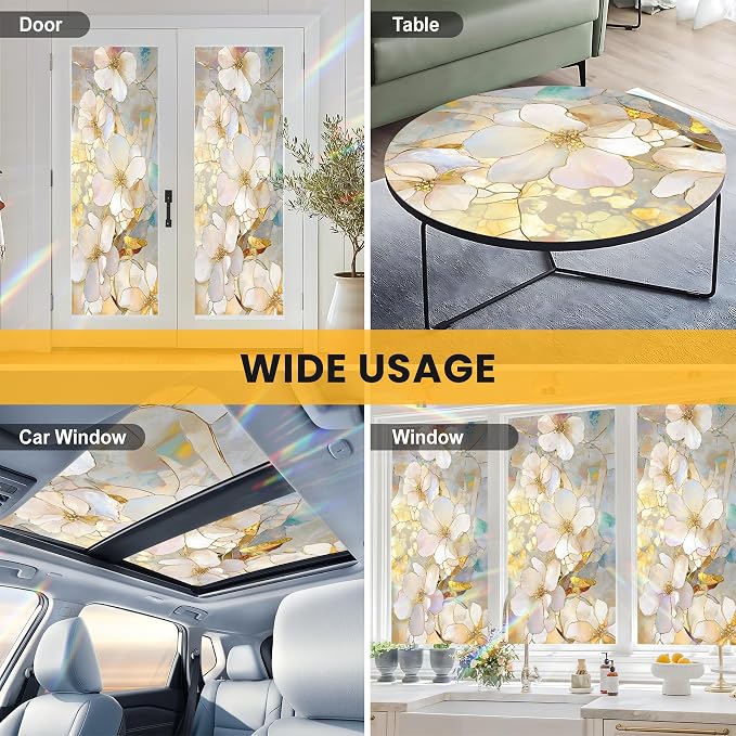 Stained Glass Window Privacy Film Static Cling - Image 8