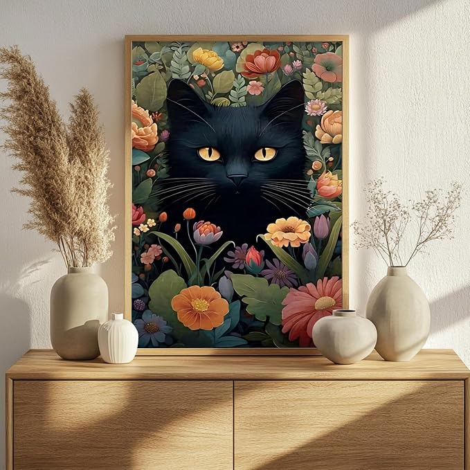 Cat Paint by Numbers for Adult, Cat Paint by Numbers Kit for Adults Beginners - Image 2