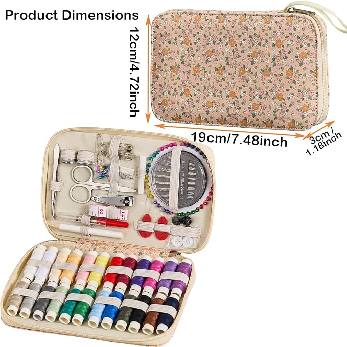 Sewing Project Kits Floral Pattern Sewing Kit - Image 4
