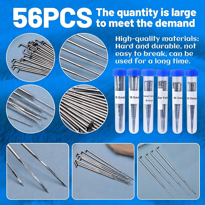 Fadoub 114 PCS Needle Felting Needles Kits, Wool Felting Needles Supplies - Image 5