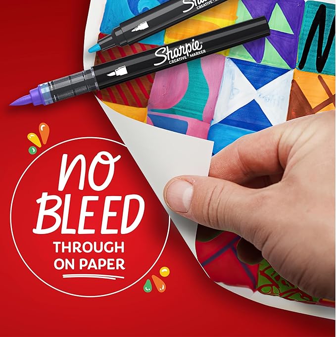 Sharpie Creative Markers, Water-Based Acrylic, Bullet Tip, Kids Activity - Image 4