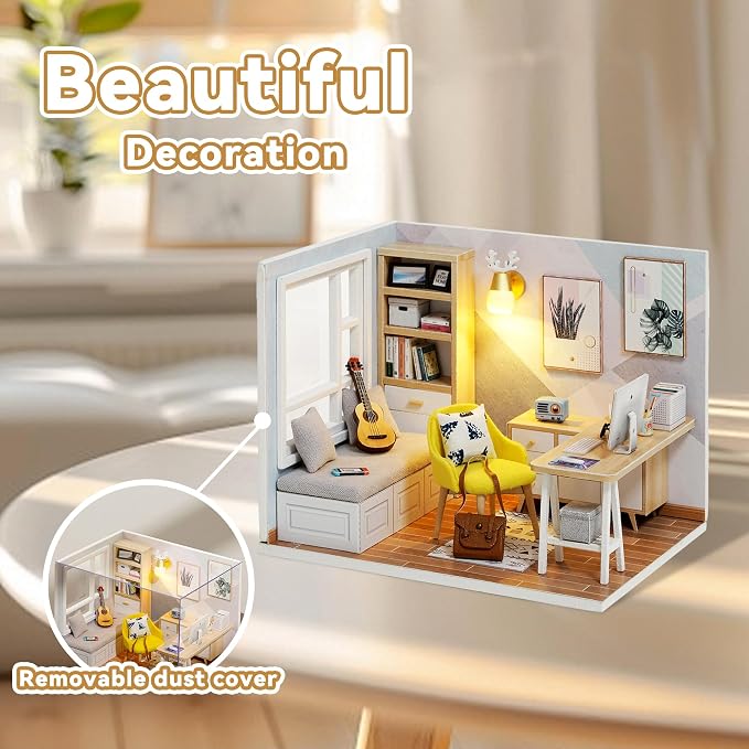 Flever Dollhouse Miniature DIY House Kit Creative Room - Image 4