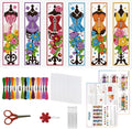 ORIGACH 6 Pcs Cross Stitch Bookmark Kit by ORIGACH