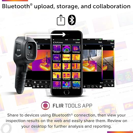FLIR TG297 Thermal Imaging Camera with Bullseye Laser: Industrial Infrared Camera for High-Temp Applications
