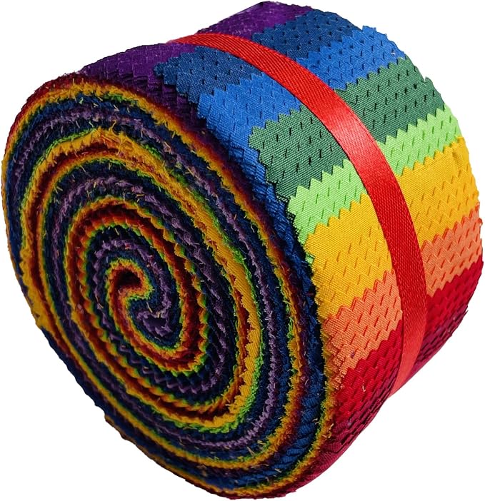 40 Strip Jelly Roll Fabric Strips - Image 3