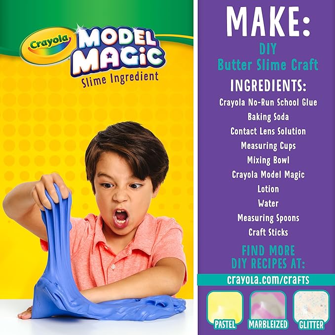 Crayola Model Magic Naturals, 4 Packs, Bulk Modeling Clay Alternative, Craft - Image 6