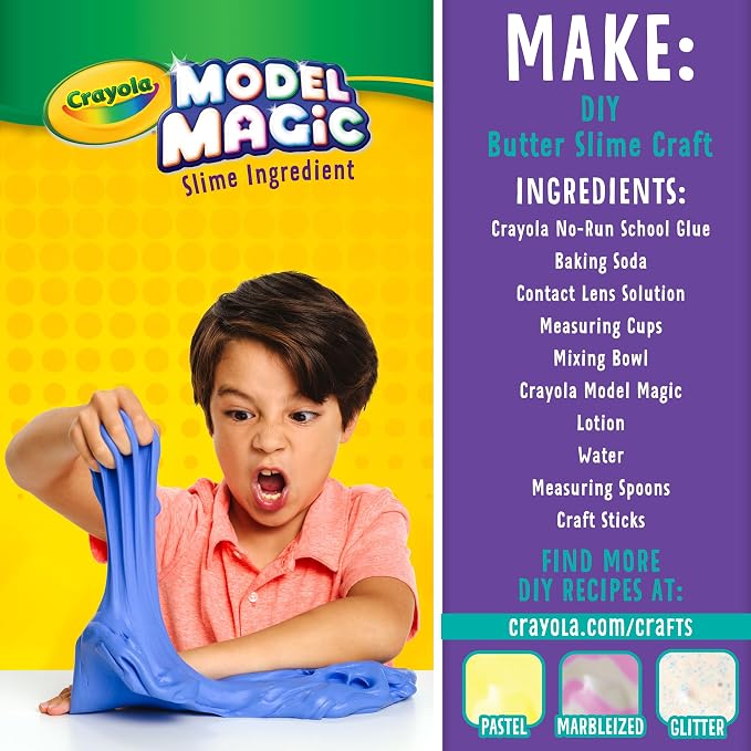 Crayola Model Magic, Modeling Clay Alternative, Primary Colors, Air Dry Clay - Image 4